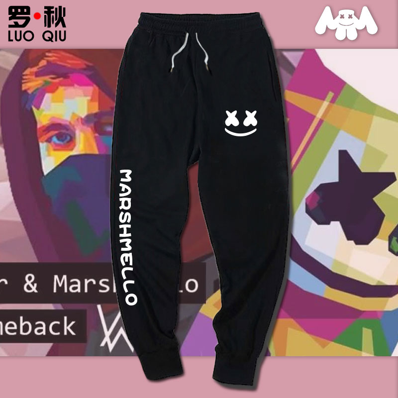 marshmello电音百大运动长裤同款