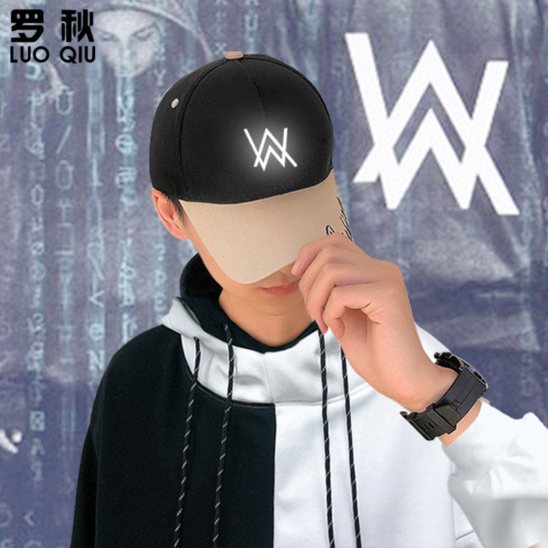 艾伦沃克alan walker周边faded反夜光鸭舌帽男女棒球帽子遮太阳帽