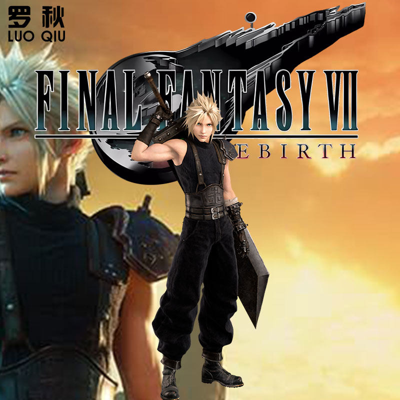 最终幻想7重生ps5游戏圆领卫衣