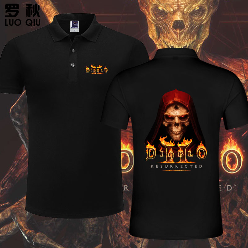 暗黑破坏神2重制版游戏带领T恤