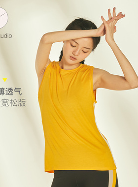 【Fit2Studio】Splits 59美国运动品牌夏季宽松休闲透气无袖背心