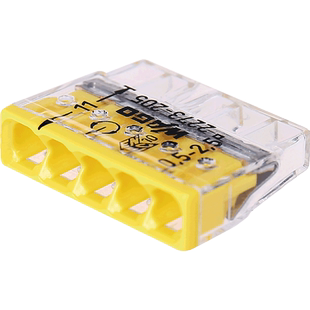 WAGO10只装2273-205接线端子分线器导线并线连接器硬线专用接线柱