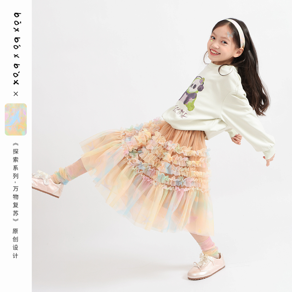 boxboxbox萬物復蘇網紗蛋糕裙