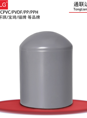 SLG立胜 UPVC塑料饮用水管配件 灰色PVC管帽 堵头 日标英制22-114