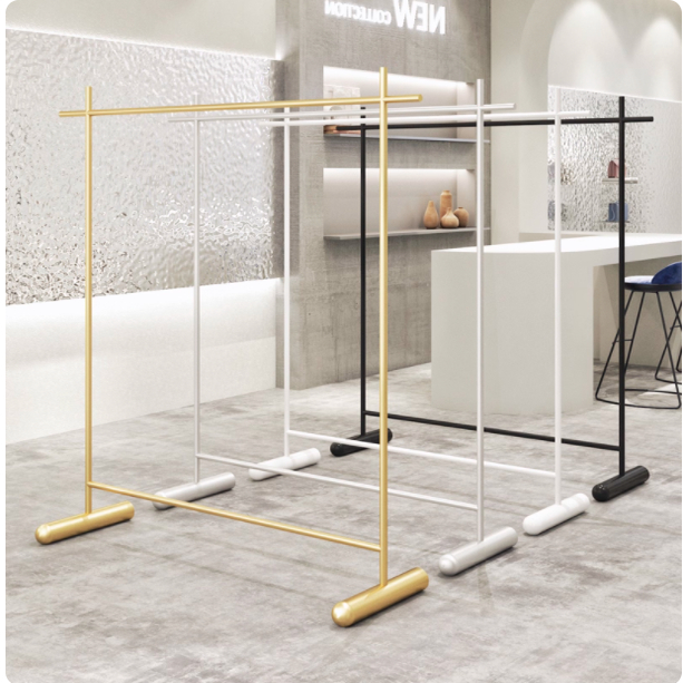 服装店铁艺承重好新品服装展示架