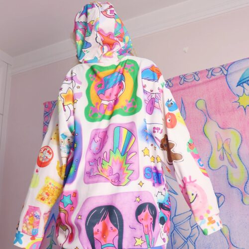 原创印花Y2K原宿风宽松卫衣