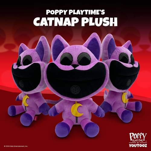 GUMO 波比的游戏时间 正版毛绒玩偶 Poppy Playtime CatNap 23cm