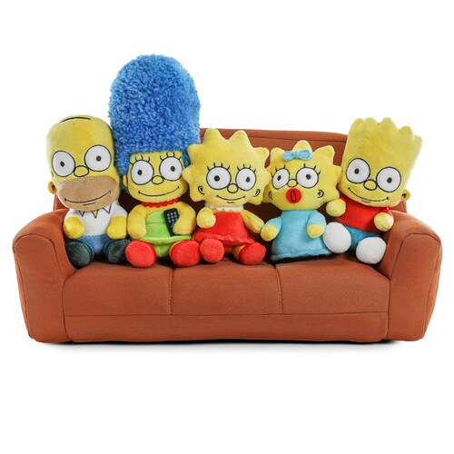 官周包邮Gumo 36cm 辛普森的一家沙发 可拆毛绒玩偶 The Simpsons