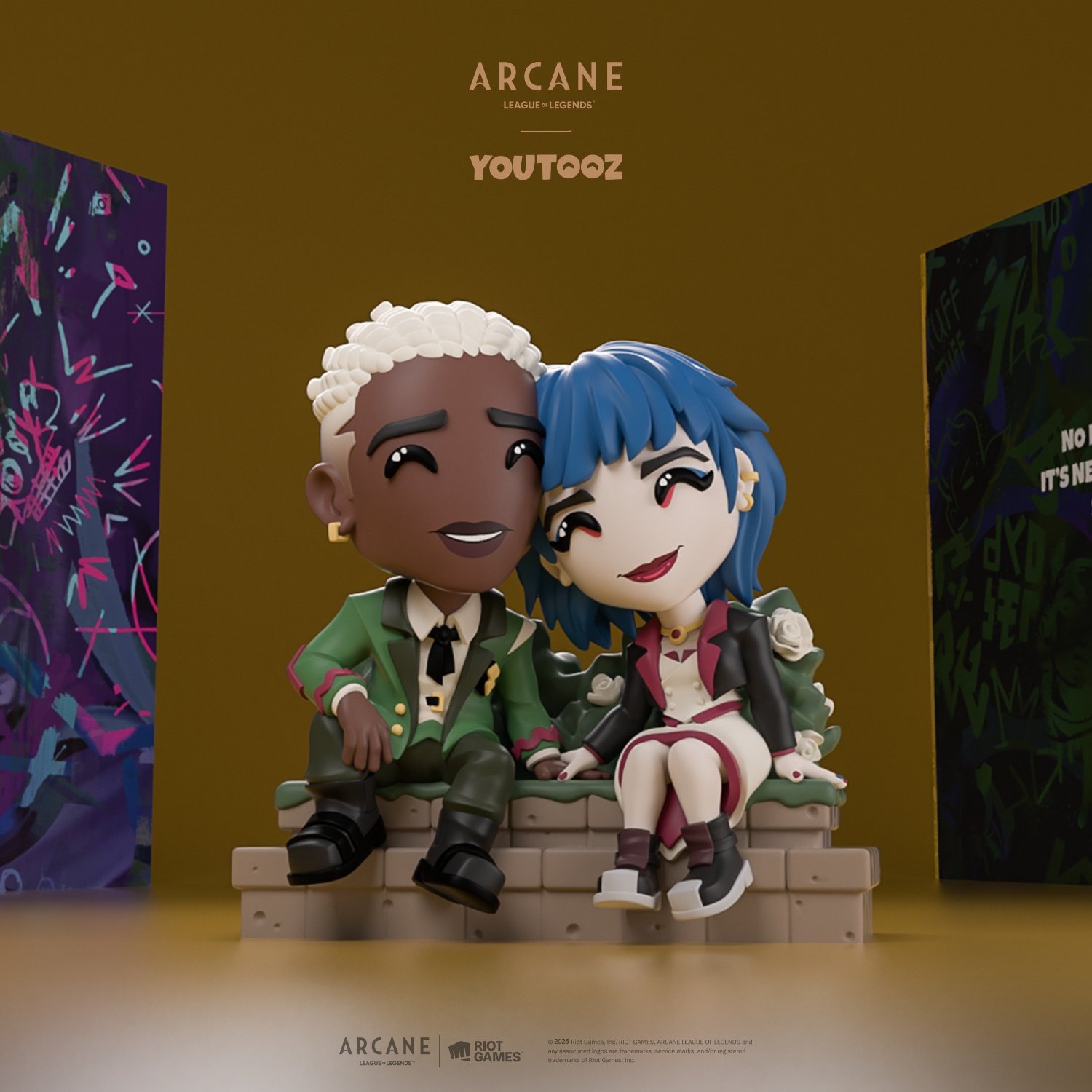 GUMO艾克 爆爆 金克丝 双城之战奥术周边公仔手办 RR EKKO POWDER