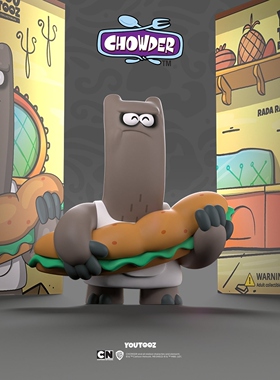 GUMO 薯泥 清洁石头怪 爱吃鬼巧达 正版周边 彩盒公仔 Chowder