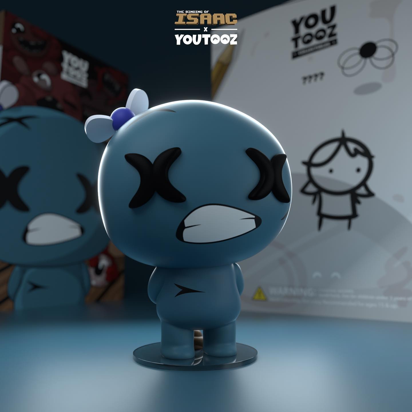 GUMO以撒的结合游戏正版周边公仔THE BINDING OF ISAAC BLUE BABY