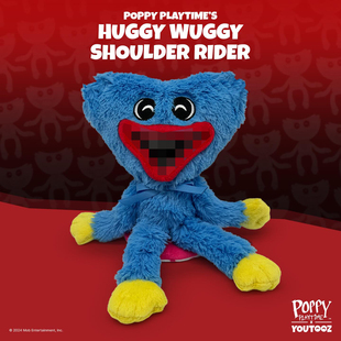 游戏时间 GUMO现货Poppy Huggy Wuggy波比 玩偶15cm坐肩磁吸 正版