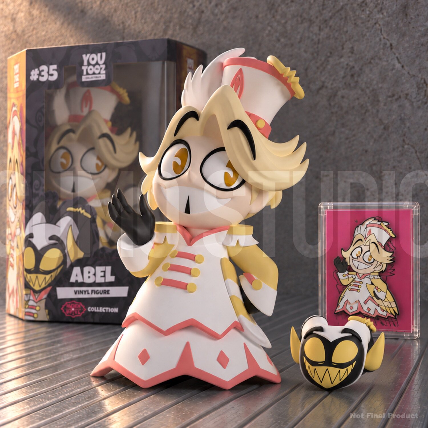 限量包邮 限定徽章Gumo 换头Abel 地狱客栈 手办公仔Hazbin Hotel图片