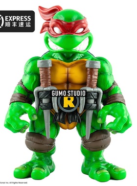 GUMO忍者神龟电影漫画周边红色拉斐尔 Raphael软胶公仔