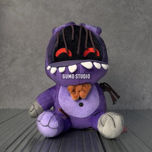 坐娃RR 现货顺丰GUMO紫色邦尼兔子 毛绒玩偶 周边 23cm 游戏正版