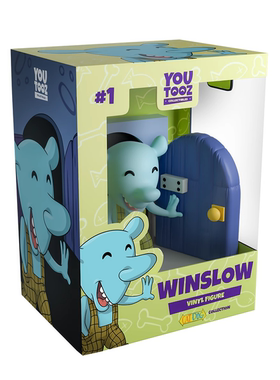 GUMO现货Winslow蓝色老鼠温斯洛猫狗正版周边公仔手办CATDOG RR