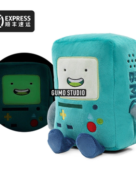 GUMO预售探险活宝Adventure Time毛绒玩偶公仔 BMO播放器哔莫夜光