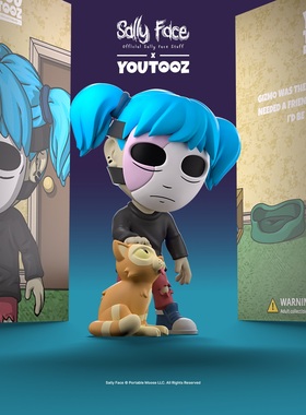 顺丰Gumo Sal & Gizmo 俏皮脸和猫 正版游戏公仔手办 Sally Face