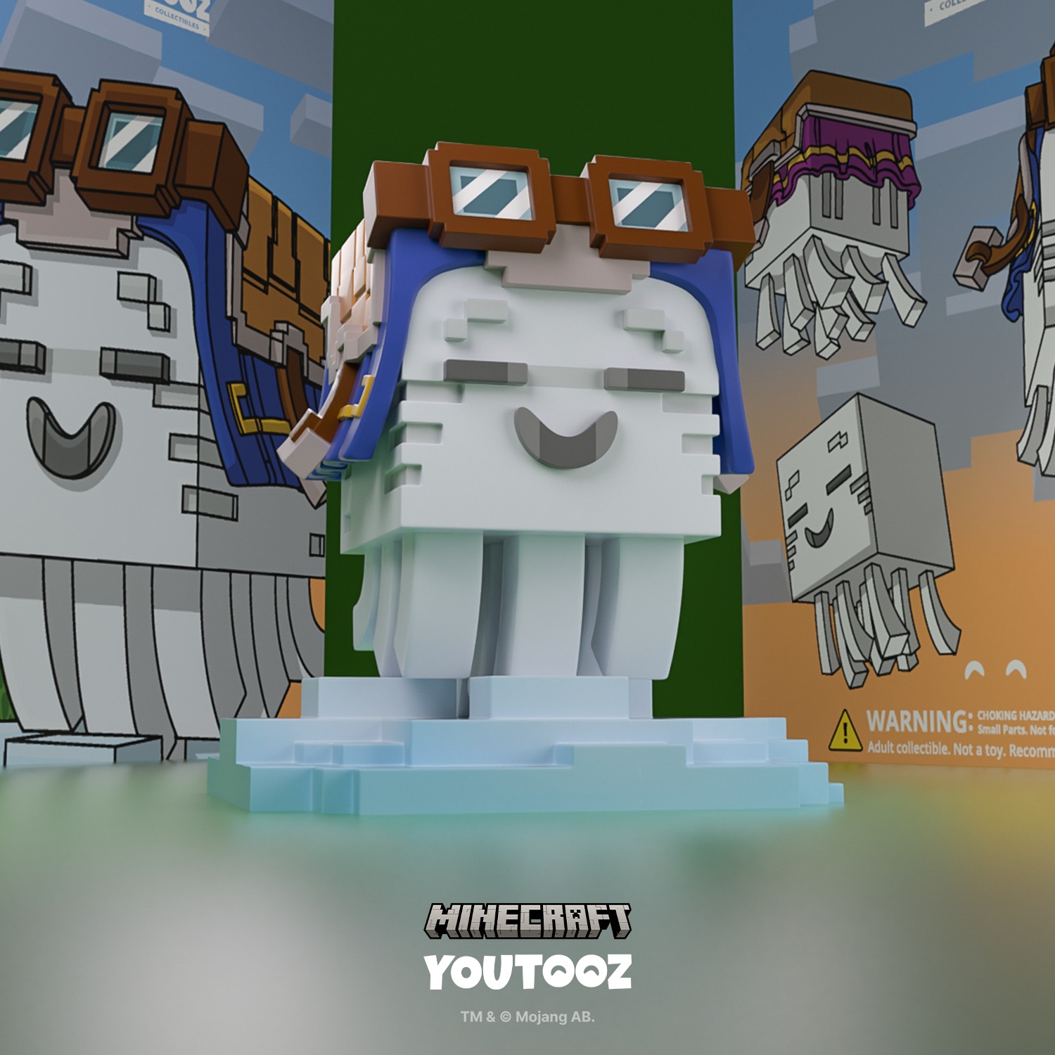 GUMO 我的世界像素游戏周边手办 RR Minecraft Happy Ghast