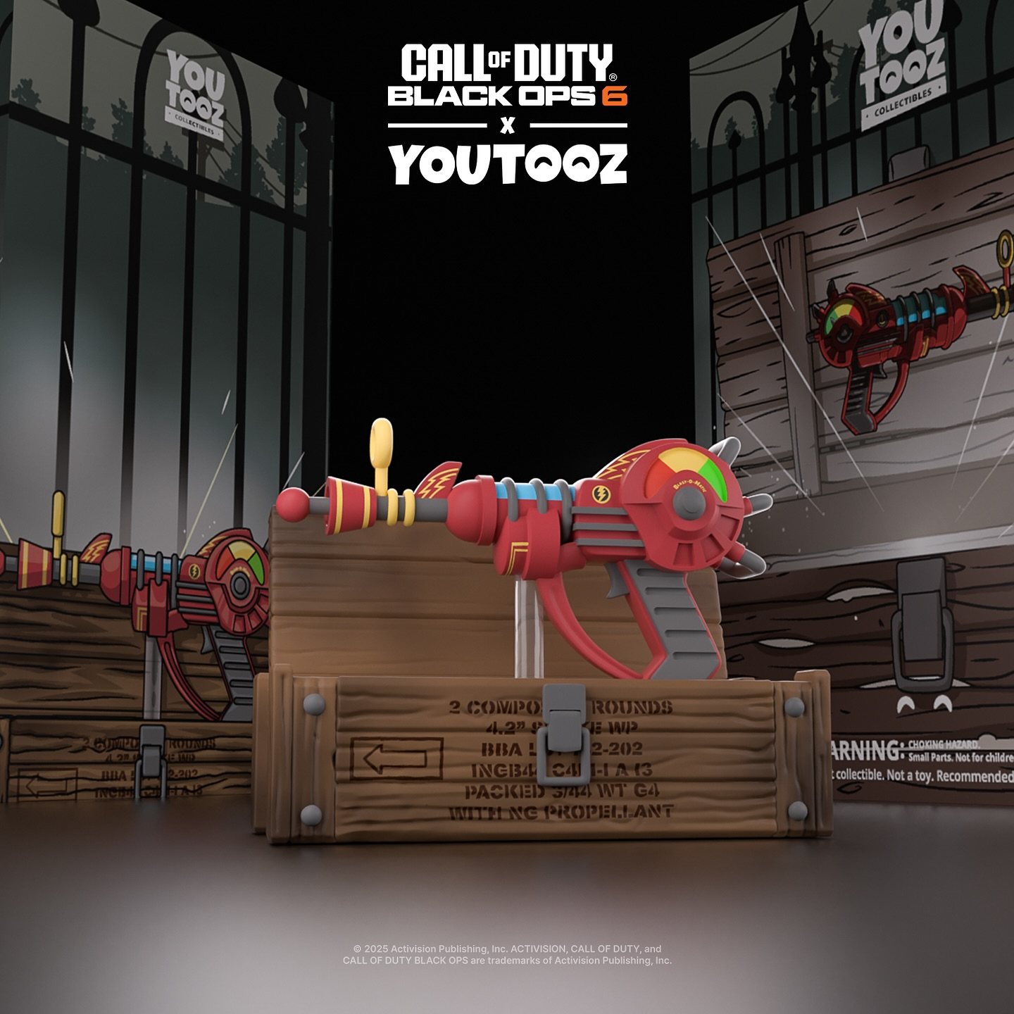 GUMO使命召唤游戏彩盒手办限定公仔 Call of Duty Ray Gun PJ-SRU
