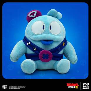 官周包邮 Gumo Squeak 荒野乱斗 游戏毛绒娃玩偶公仔 Brawl Stars