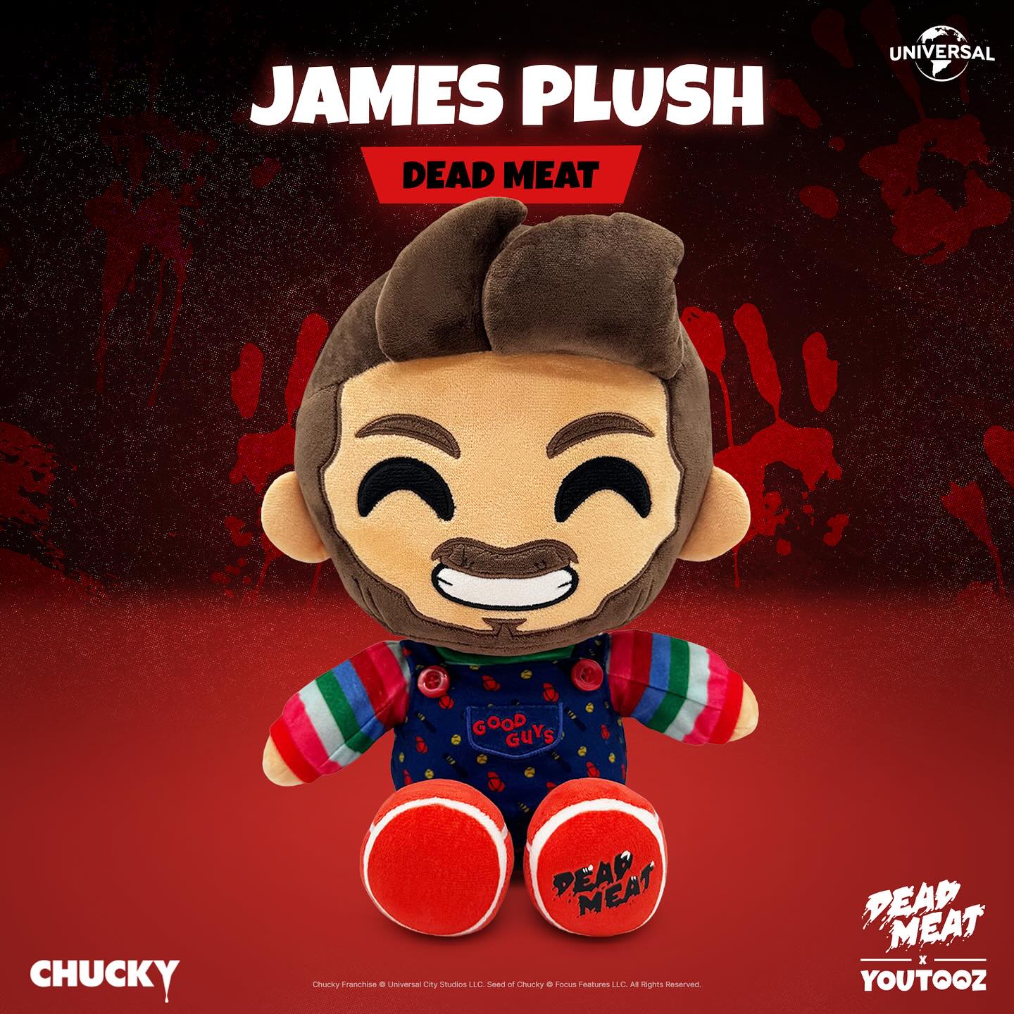 GUMO 电影周边 毛绒玩偶 正版预定 Dead Meat James Chucky 23cm