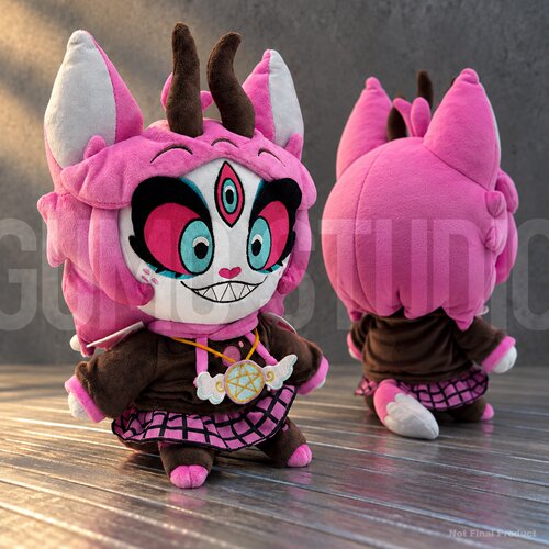 限量官周包邮Gumo Talking Emberlynn Pinkle 毛绒玩偶 极恶老大