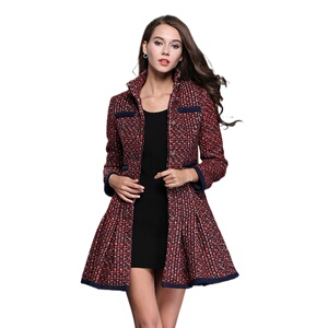 奈昕让您穿着好看个性化私人订制 95804 Woolen coat韩版修身女装