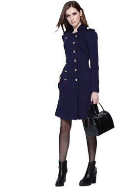 奈昕91259 new coat欧美气质开衫薄款修身女中长外套2023年新款