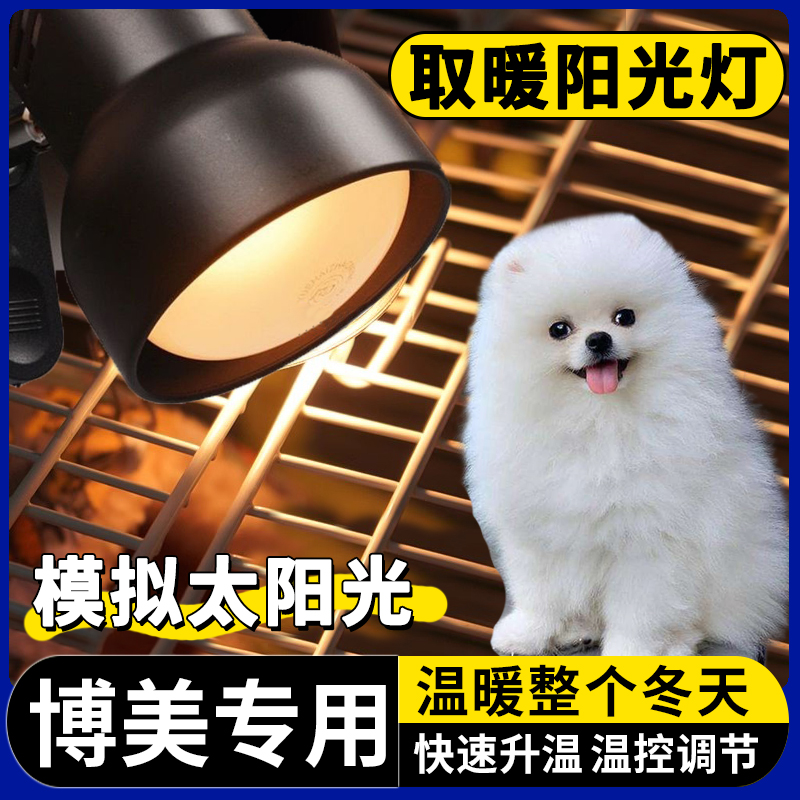 博美专用狗狗取暖灯冬天宠物保温灯幼犬小狗恒温生产加热灯小太阳