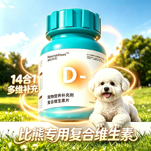 小体比熊专用狗狗复合维生素b族片b1b12营养宠物小狗吃的保健品
