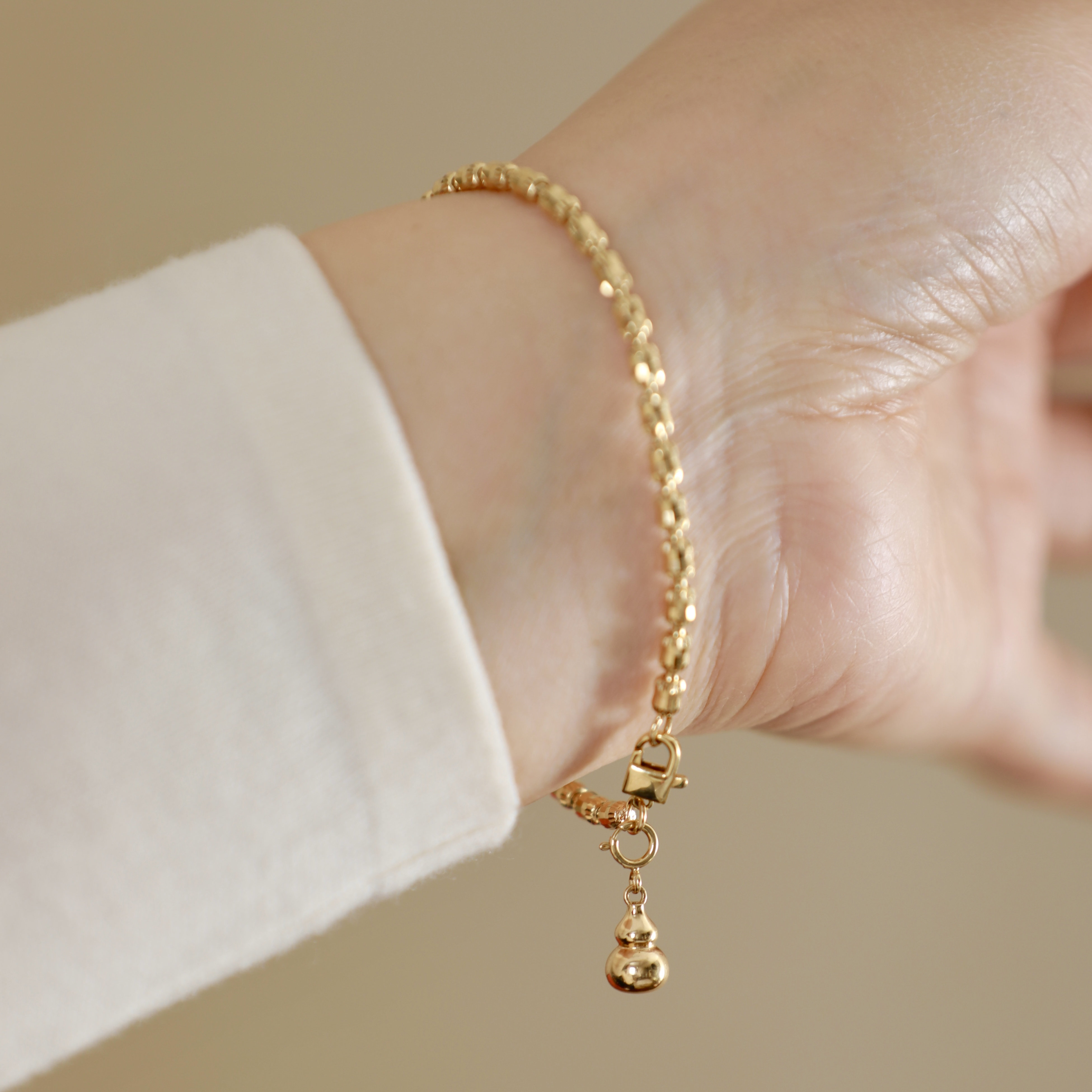 小葫芦百搭吊坠 18K金（单品）