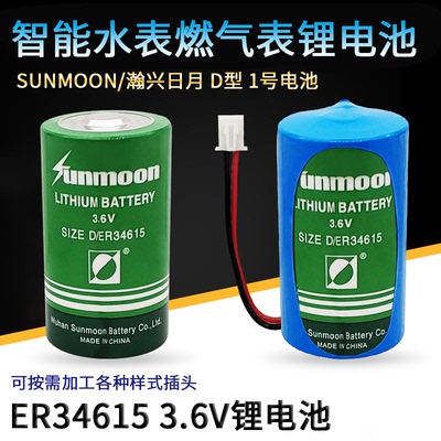 日月ER34615电池1号燃气表流量计