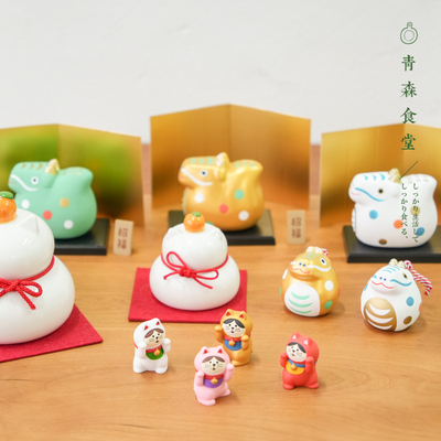 Decole招财猫辰龙祈福装饰摆件