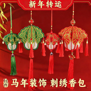 马年装饰挂件2026氛围喜庆门挂客厅入户门过年挂饰春节白菜吉祥物