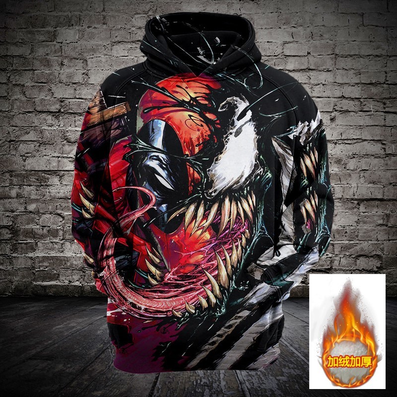 毒液共生体守护者3dcosplay卫衣