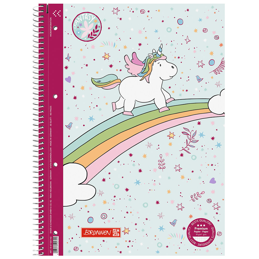 brunnen德国进口学生笔记本