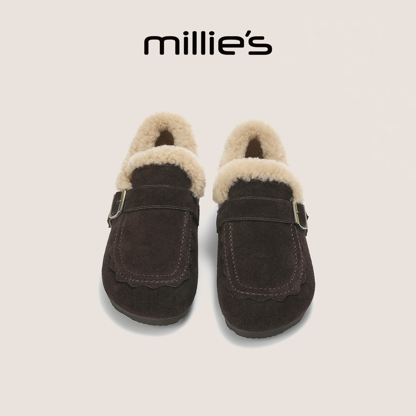 妙丽官方旗舰加绒勃肯鞋