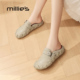 2026春季 妙丽休闲女鞋 新款 牛皮勃肯鞋 女 MILLIE 一脚蹬包头拖鞋