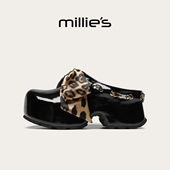 牛皮气质包头拖时尚 妙丽厚底半拖鞋 MILLIE 女2026春季 新款 女鞋