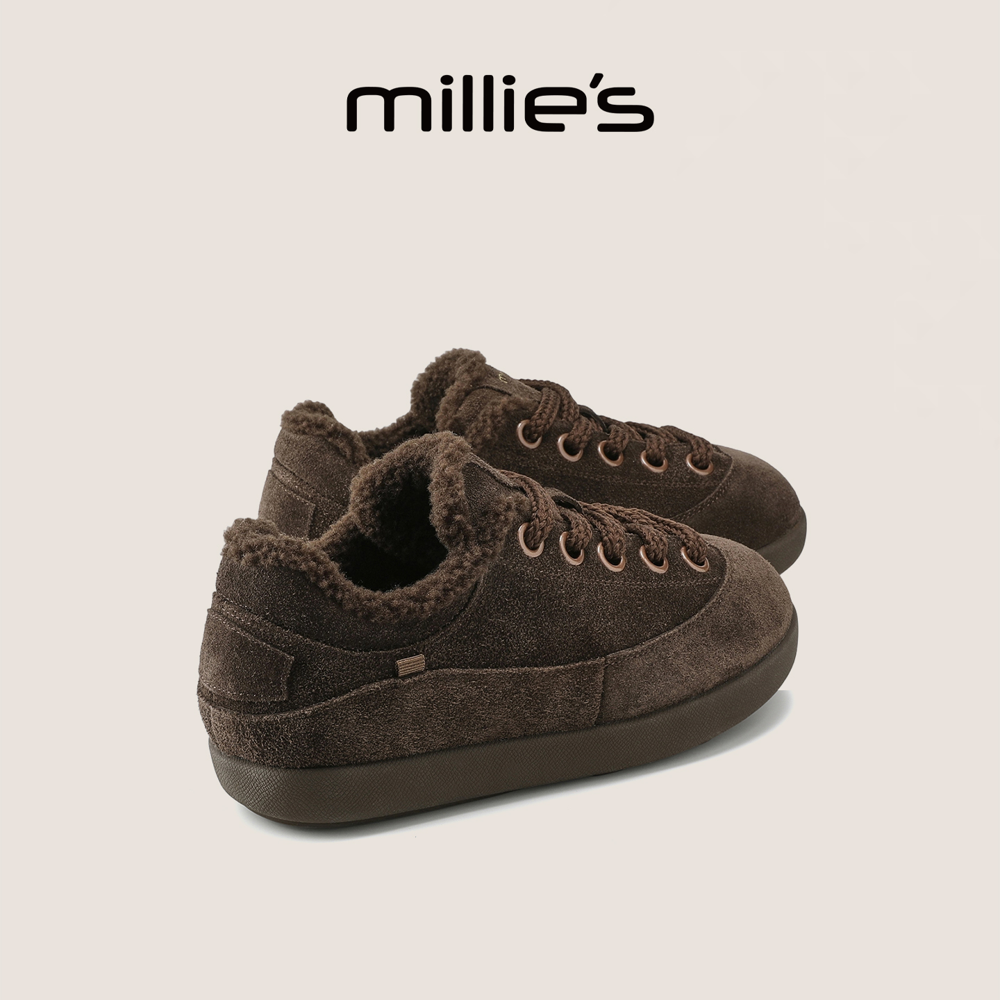 妙丽复古袜套加绒棉鞋