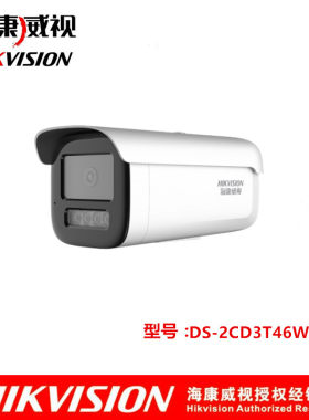 海康威视400万星光室外拾音摄影头网络摄像机 DS-2CD3T46WDV3-I3