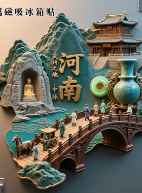 【河南】金属磁吸冰箱贴