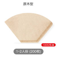 koonan coffee filter paper, hand-brewed coffee filter paper, household drip-type fan-shaped Americano filter paper thumbnail 7