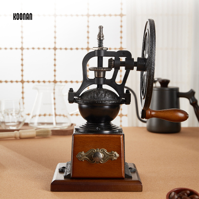 koonan手磨咖啡机手磨咖啡研磨机覆古手摇磨豆机咖啡碾磨器碳钢