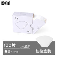 koonan coffee filter paper, hand-brewed coffee filter paper, household drip-type fan-shaped Americano filter paper thumbnail 8