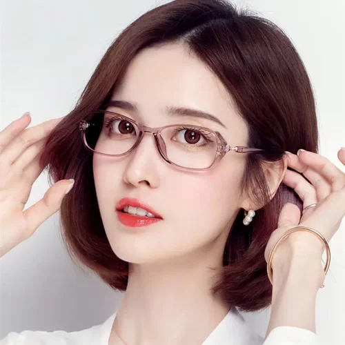 老花眼镜女有度数防蓝光大框眼镜定制散光超轻镜框中小脸小框镜潮