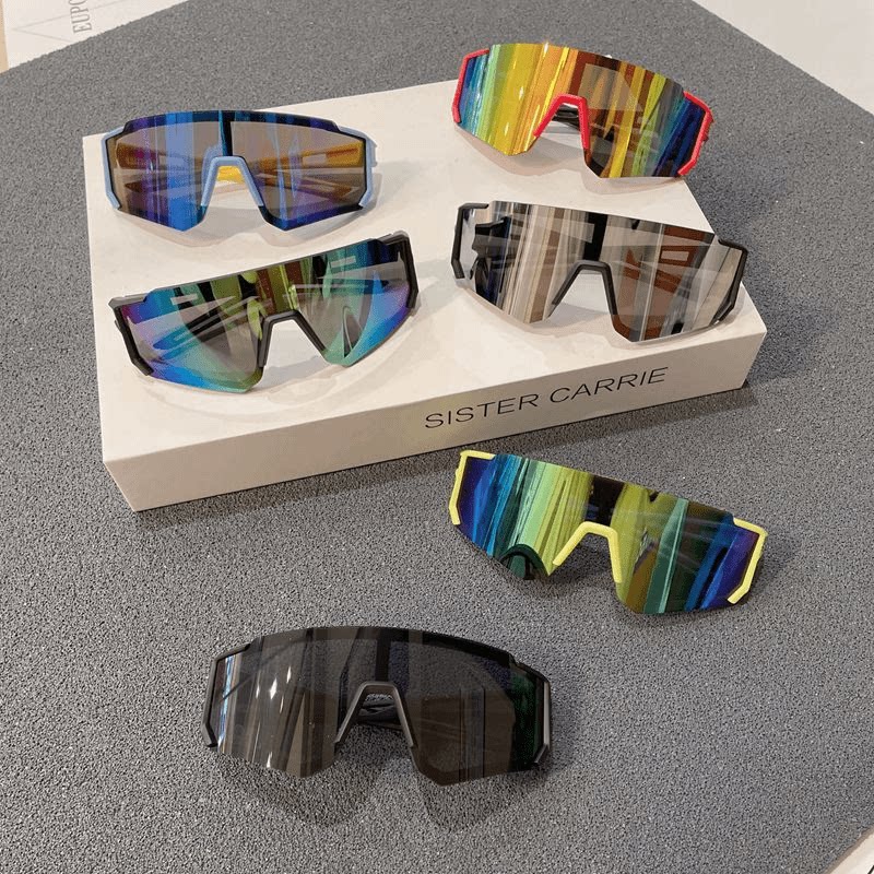 儿童眼镜男童时尚个性潮流朋克嘻哈风墨镜女童户外运动护目太阳镜