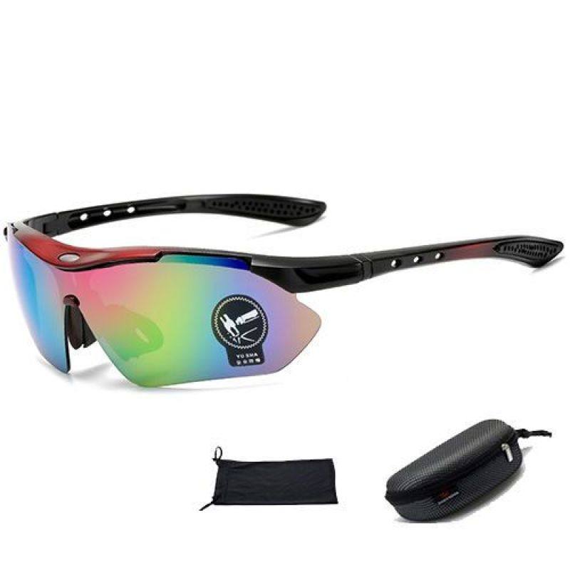 新款户外运动太阳镜自行车摩托车通用夜视镜防紫外线防爆骑行眼镜