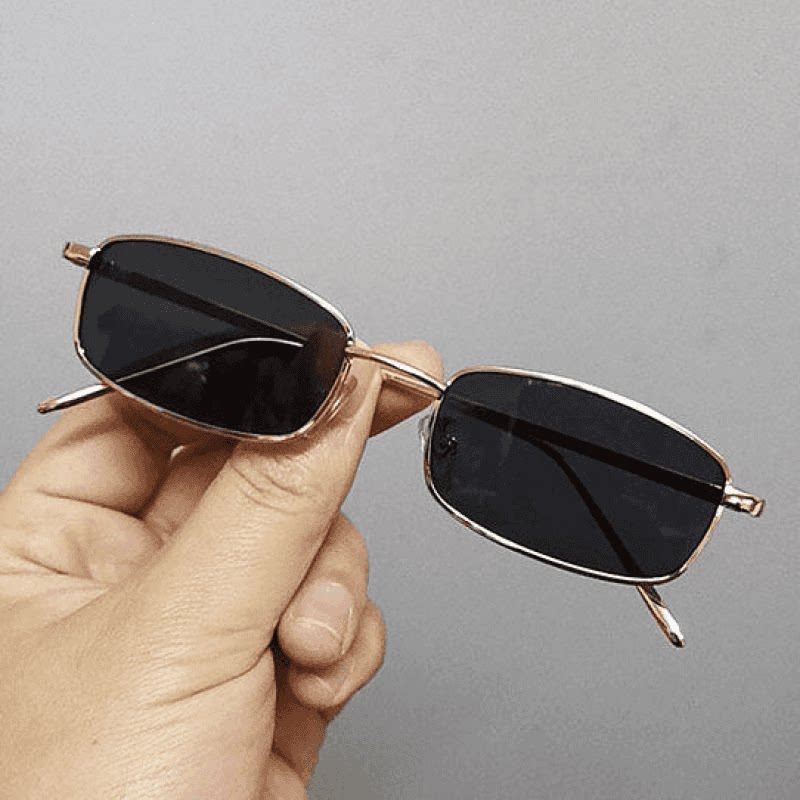 攀娘同款墨镜小框方形网红男女潮港风搞怪个性街拍百搭防晒太阳镜